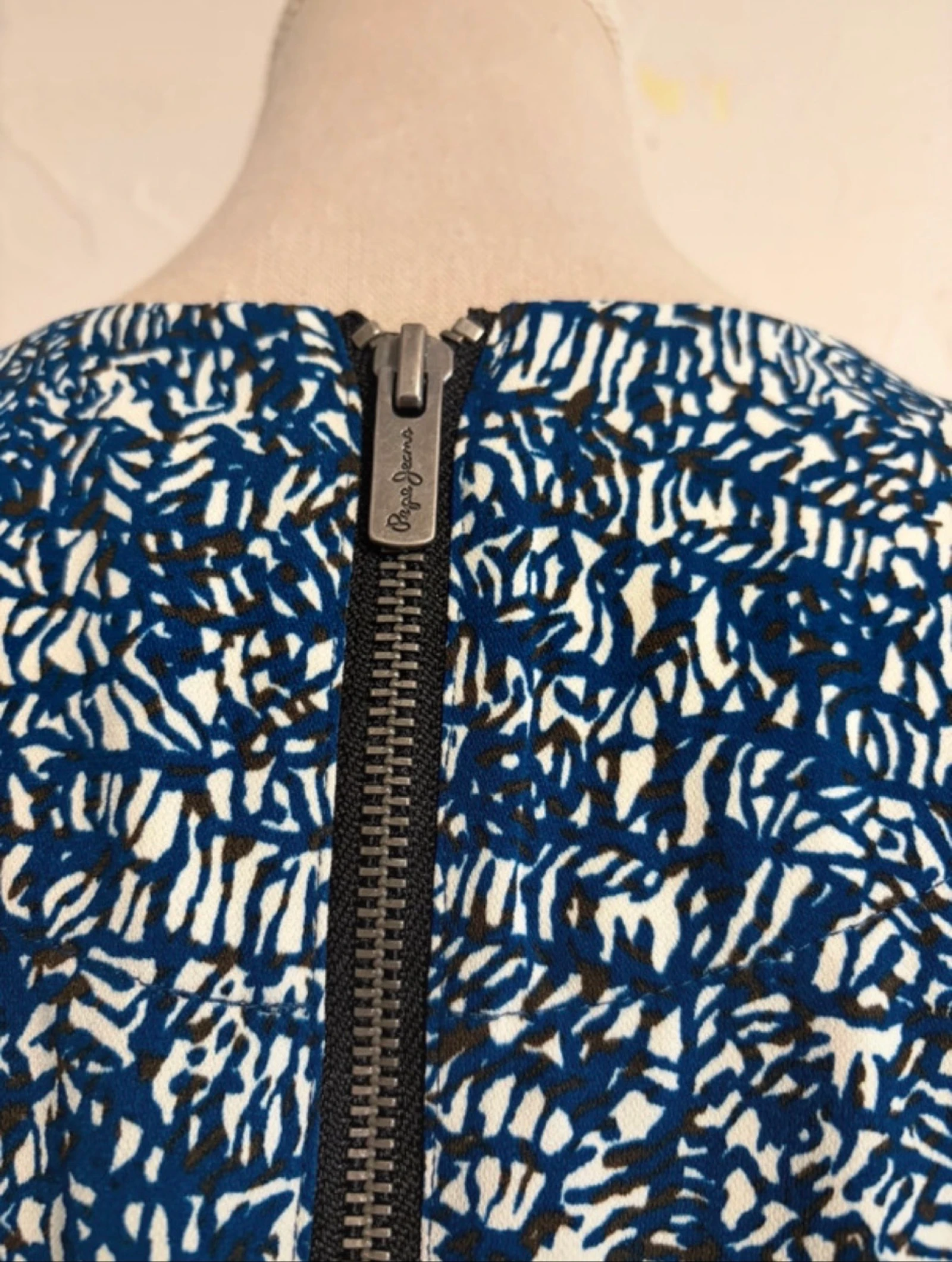 Vestido azul Pepe Jeans tamanho 34 – photo 4